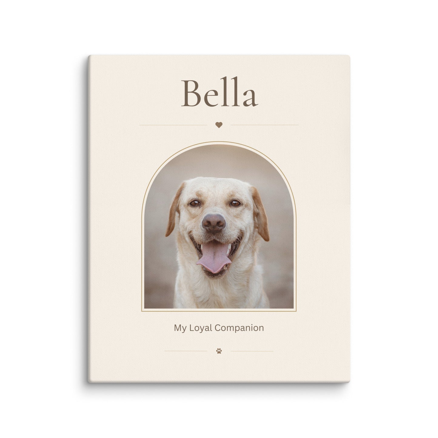 Custom Pet Portrait Canvas