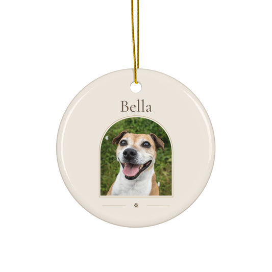 Personalized Pet Ornament Name Only