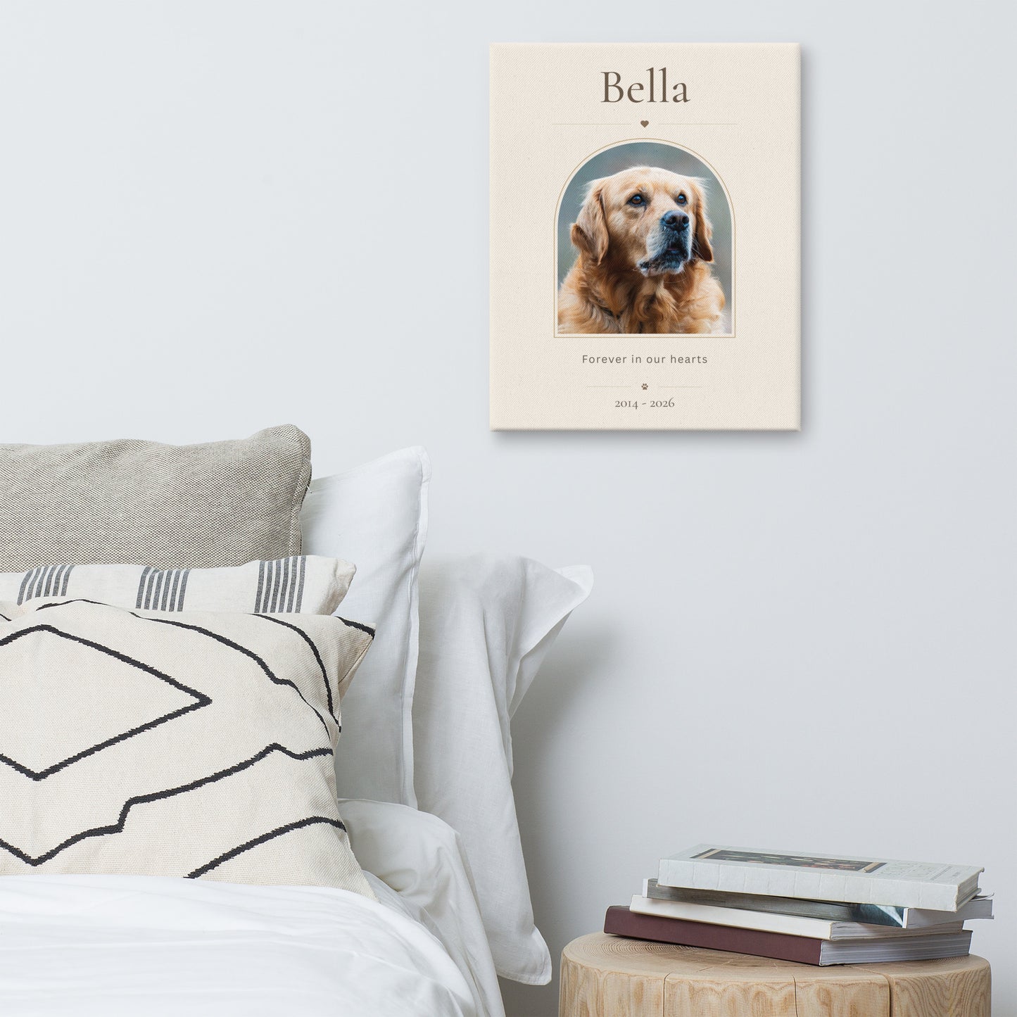 Personalized Pet Memorial Canvas