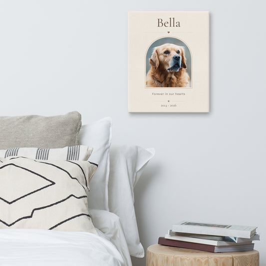 Personalized Pet Memorial Canvas