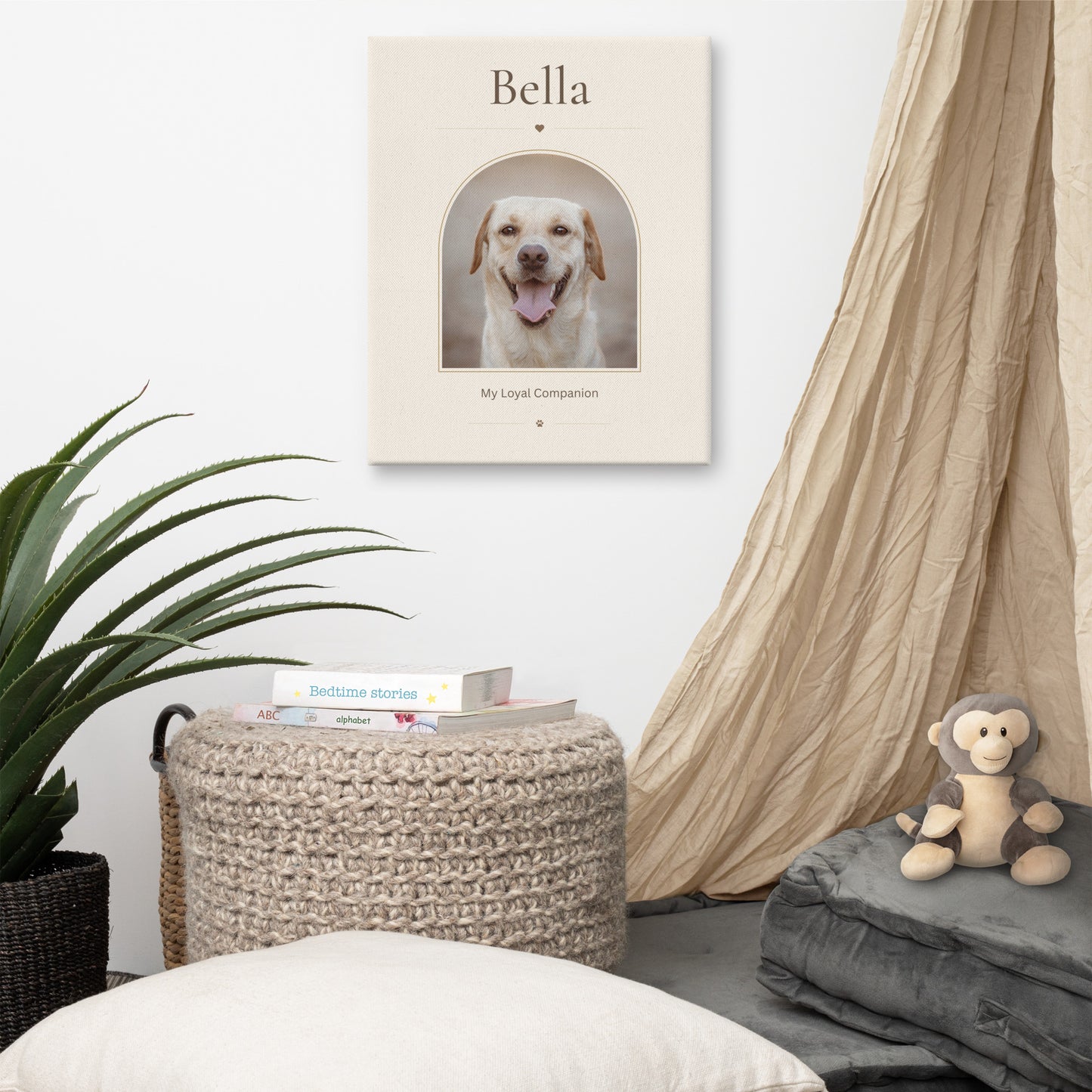 Custom Pet Portrait Canvas