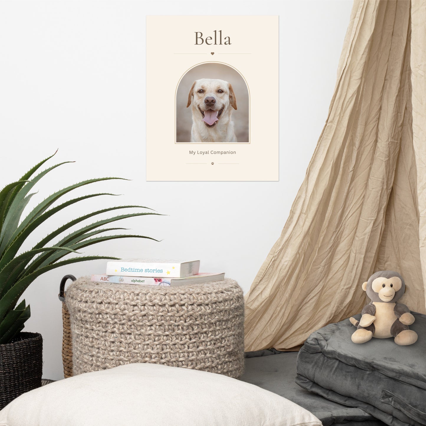 Custom Pet Portrait Poster