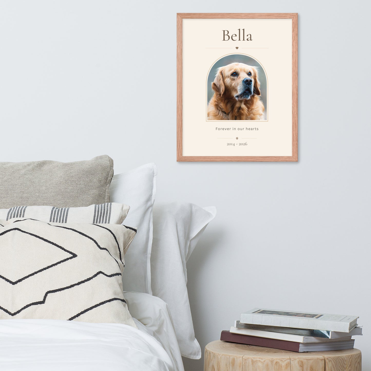 Personalized Pet Memorial Framed Poster