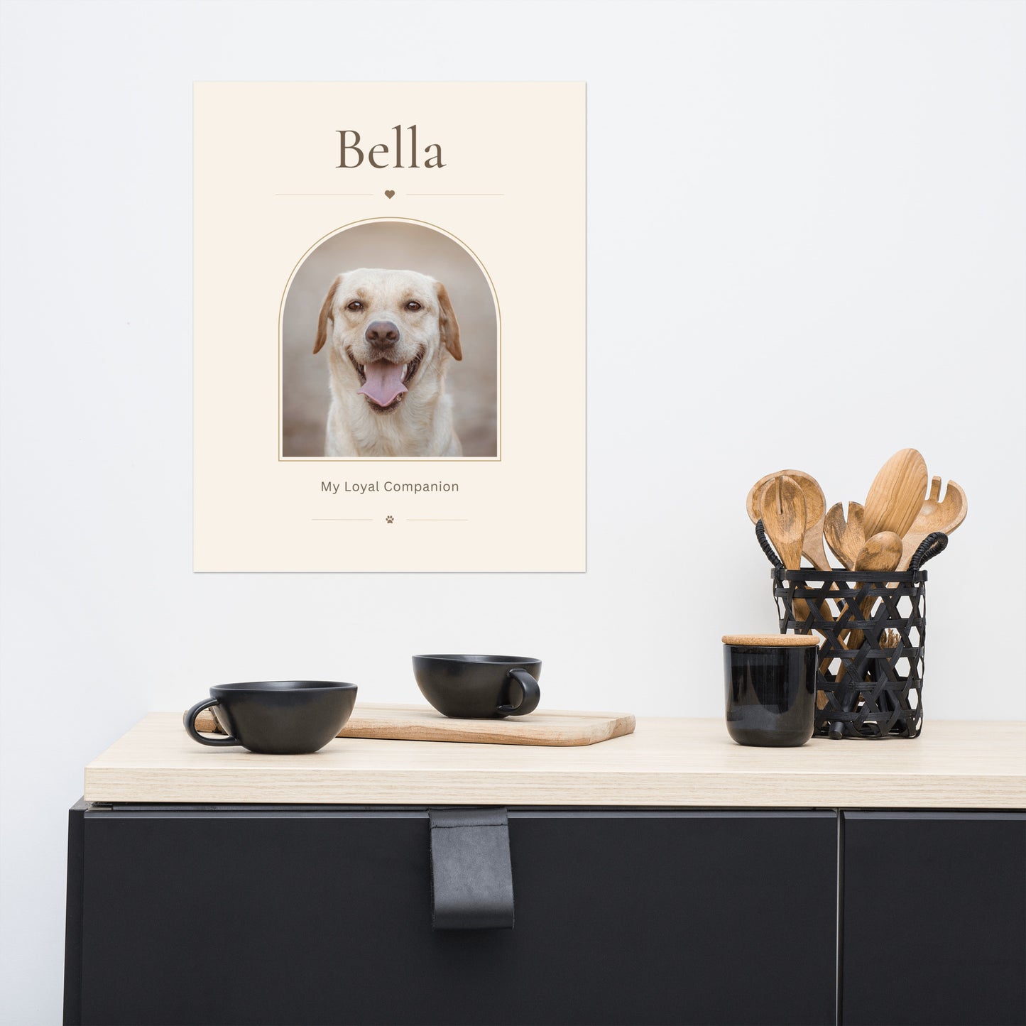 Custom Pet Portrait Poster