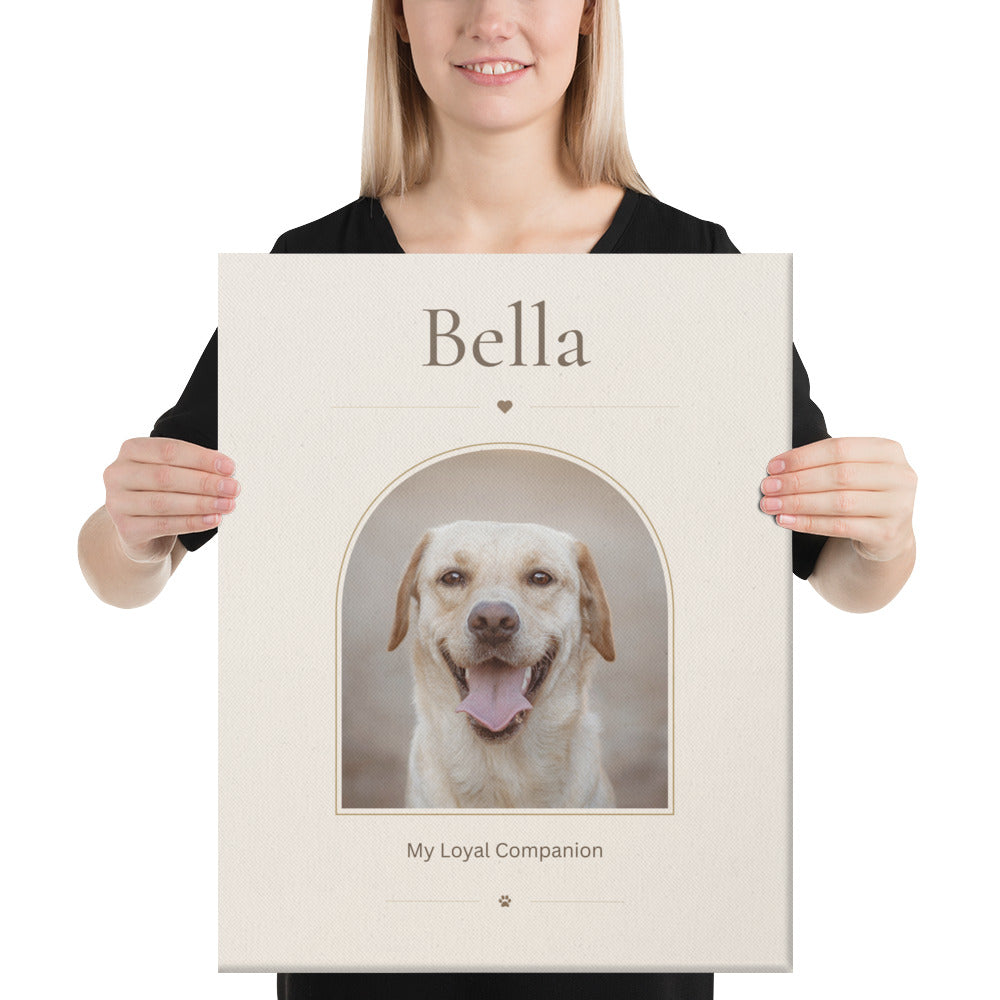 Custom Pet Portrait Canvas